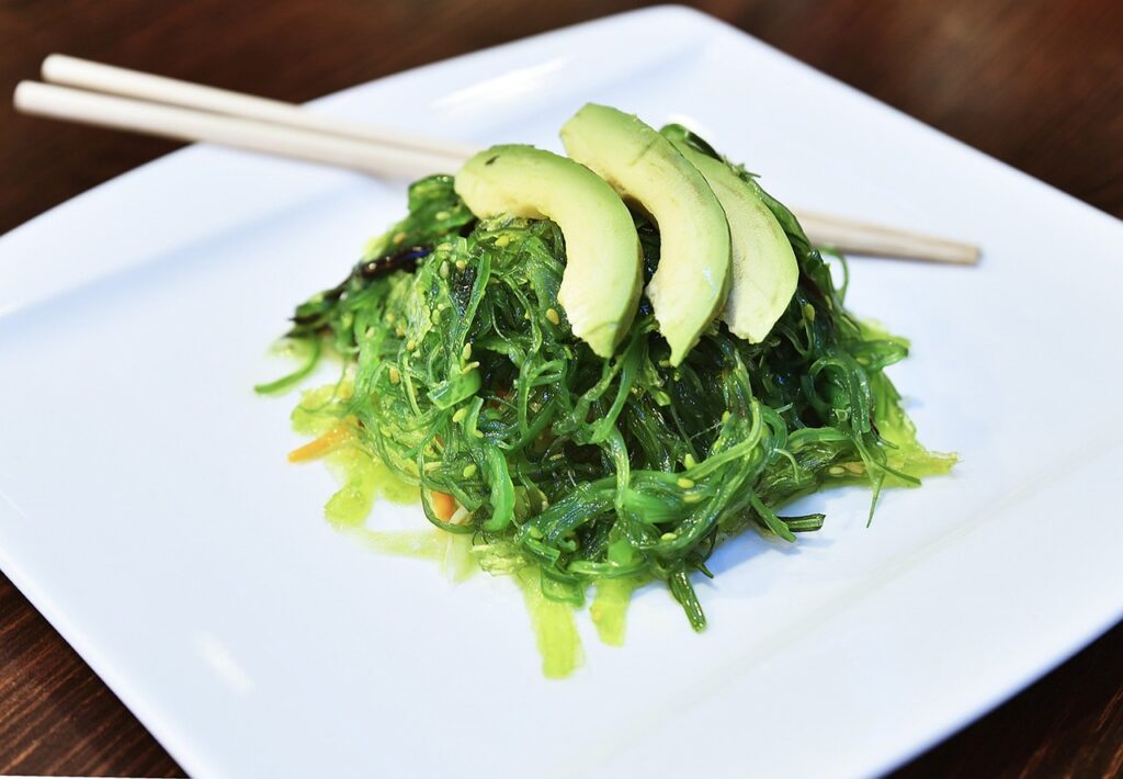 Yummy Seaweed Salad.