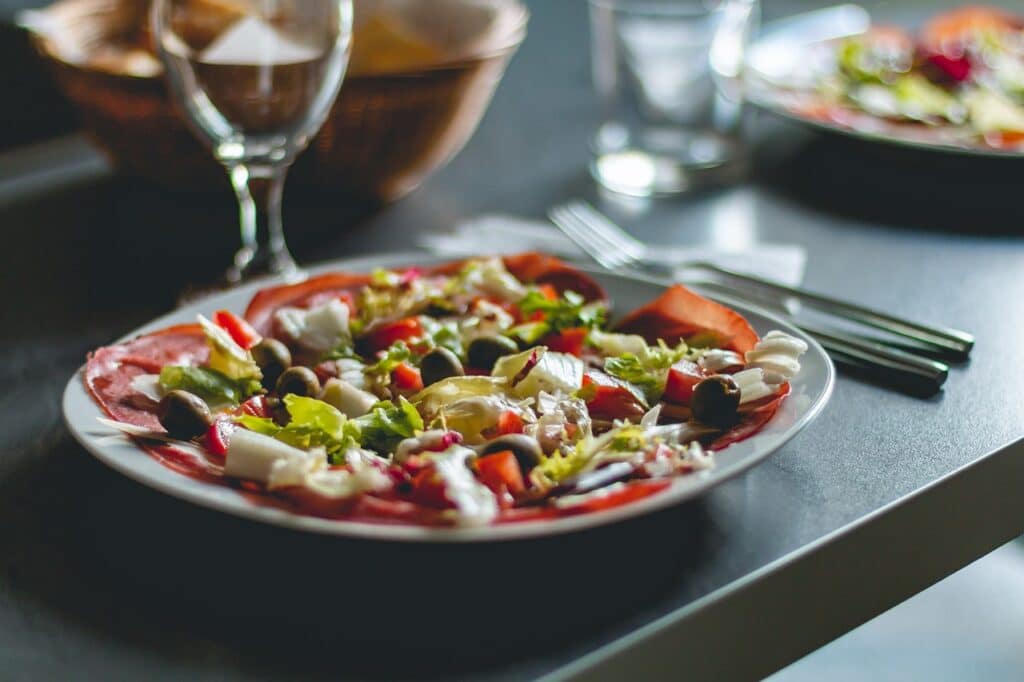 Olive Oil, Honey and Lemon as a Salad dressing.