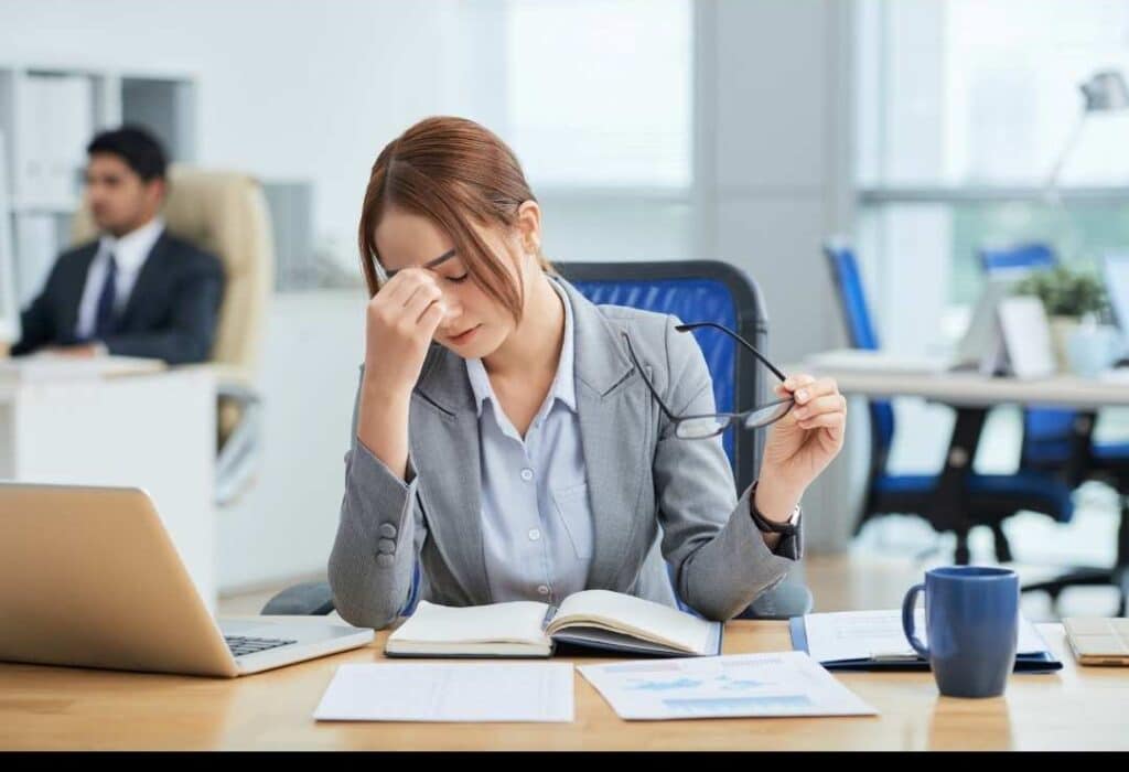 Pressure from office work